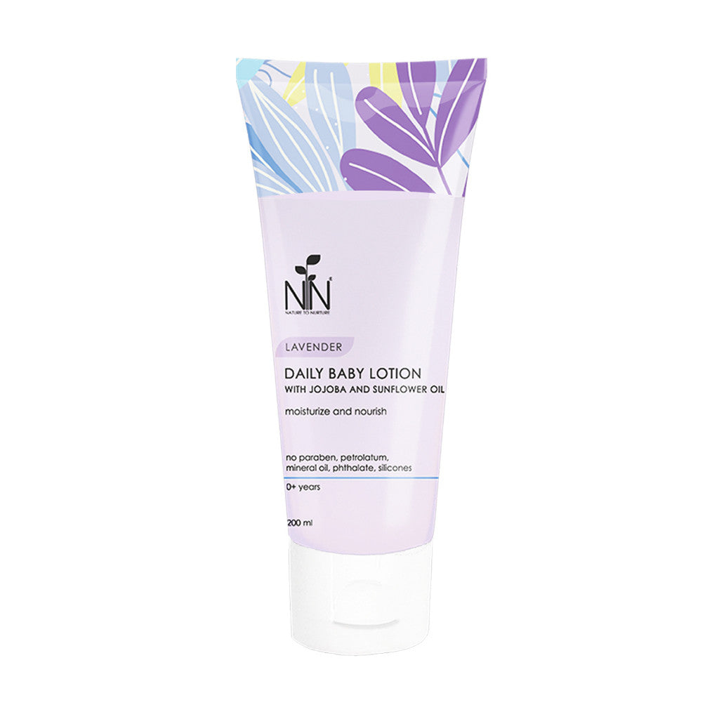 Nature to Nurture Daily Baby Lotion 200mL - LAVENDER