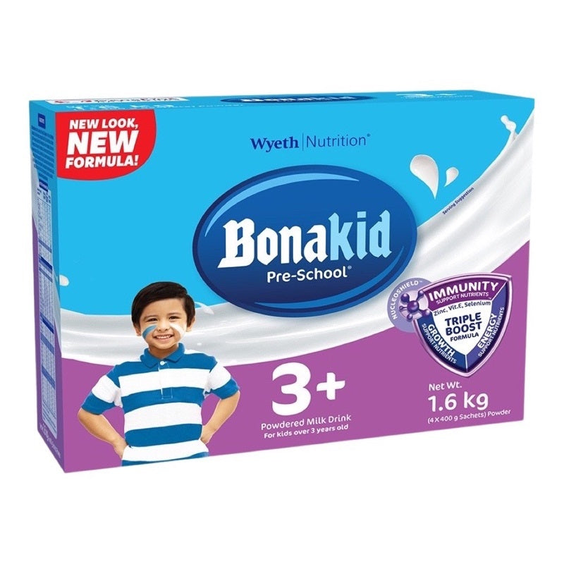 BONAKID PRE-SCHOOL® 3+ 1.6kg for Children Over 3 Years Old Powdered Milk Drink