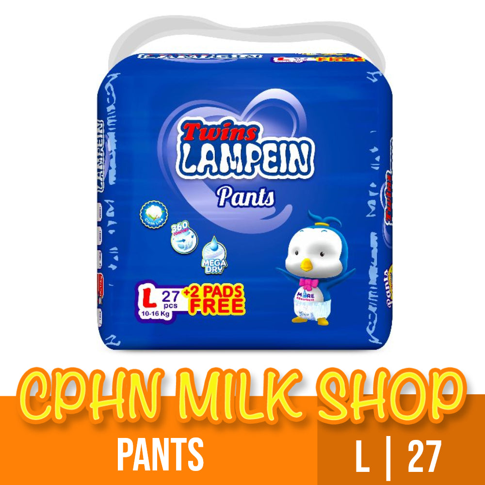 Twins Lampein Pants Baby Diapers Large 27