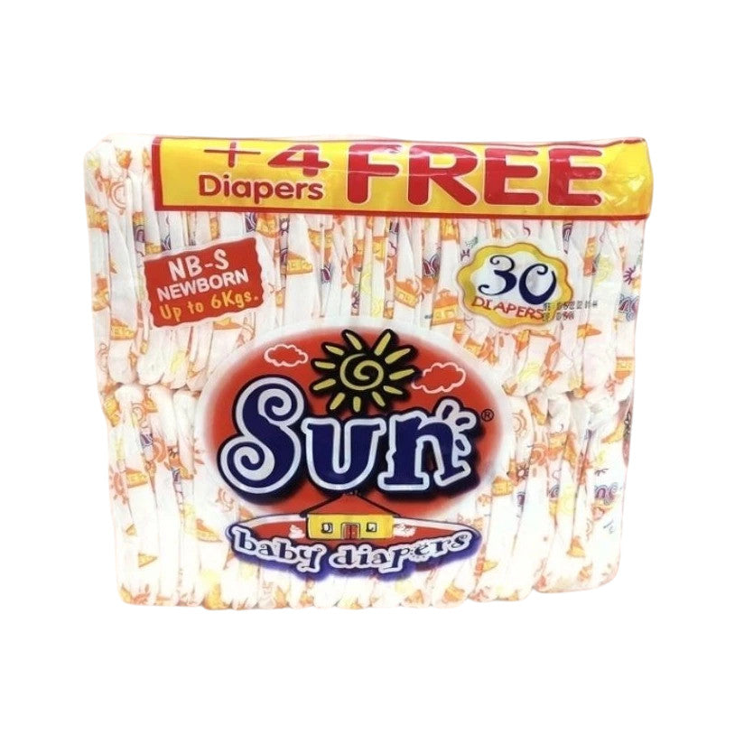 Sun Tape Baby Diapers New Born - Small 30
