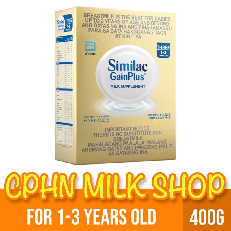 Similac GainPlus 2.4kg | 1.8kg | 1.2kg | 900g | 400g (Variation)