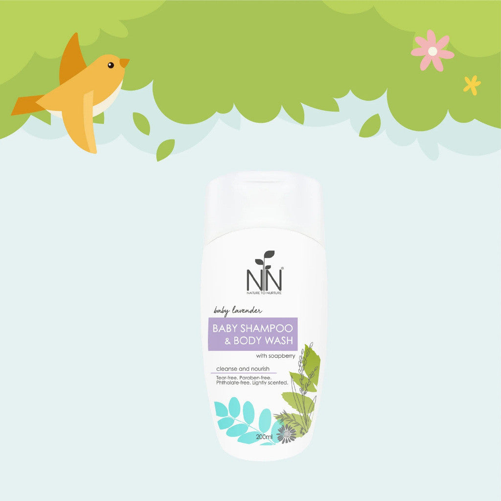 Nature to Nurture Baby Lavender Shampoo and Body Wash 200ml