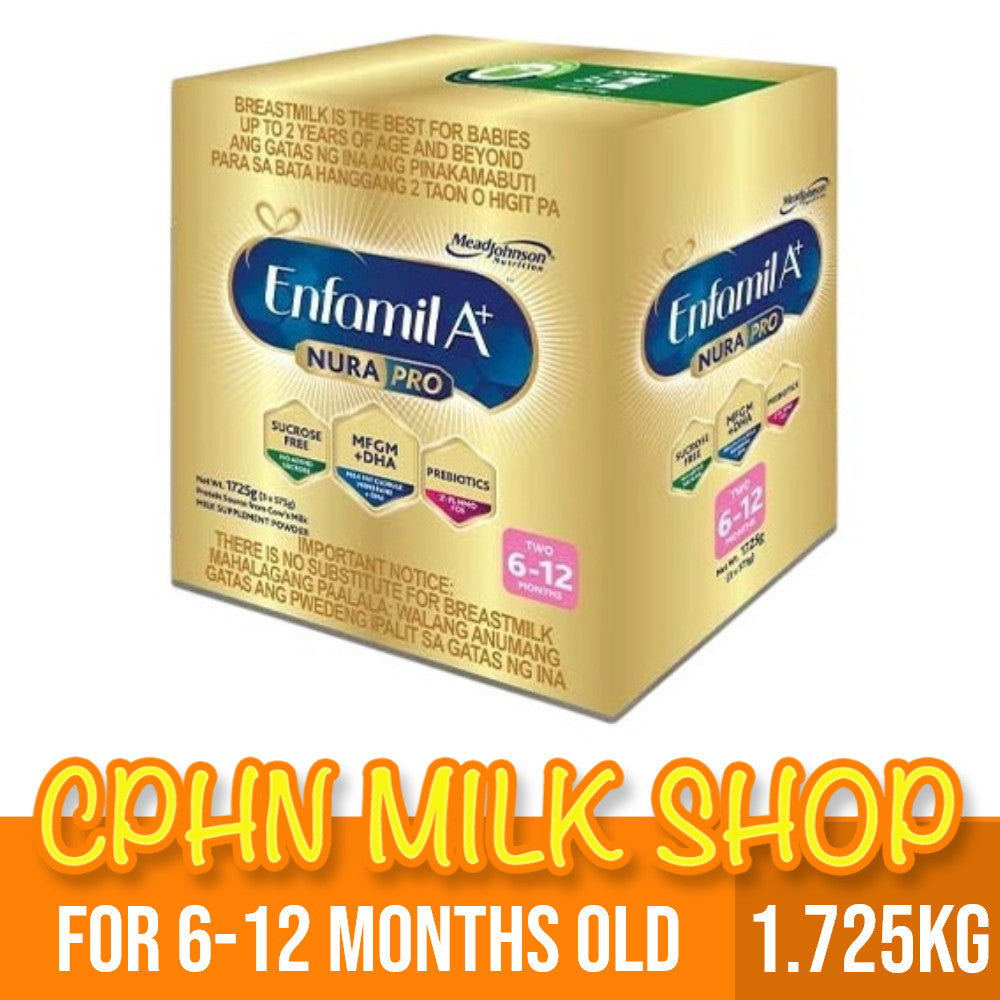 Enfamil A+ Two NuraPro 1.725kg for 6-12 Months Old Infant Formula