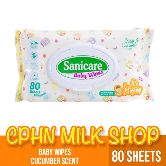Sanicare Baby Wipes It's Playtime 80 Sheets