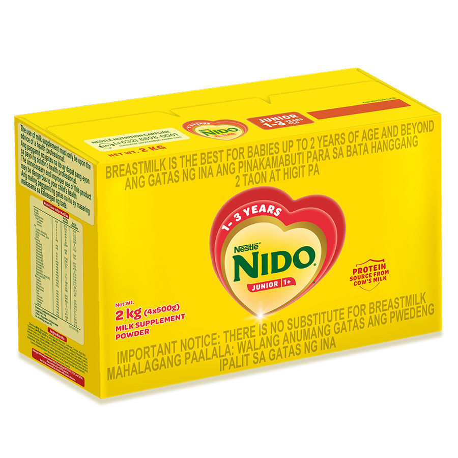 NIDO Junior 2kg for 1-3 Years Old Milk Supplement