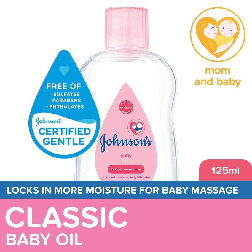 Johnson's Baby Oil 125ml - Baby Oil