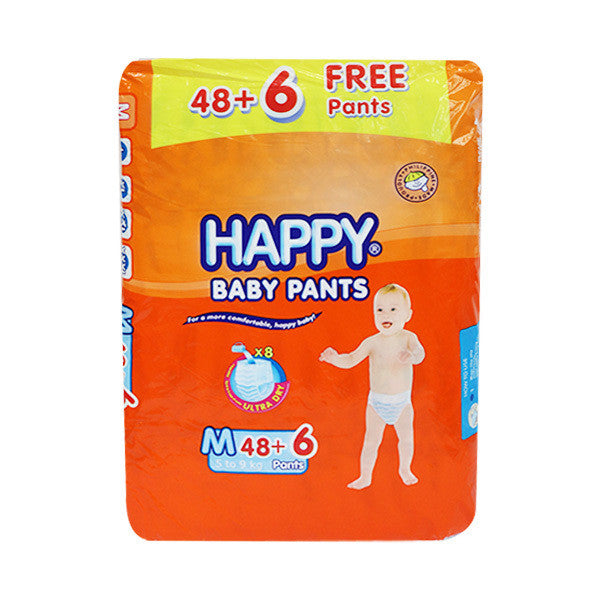 Happy Pants Baby Diapers Medium 48