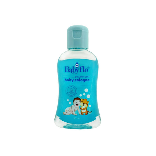 Babyflo Baby Cologne Powder Puff 50mL