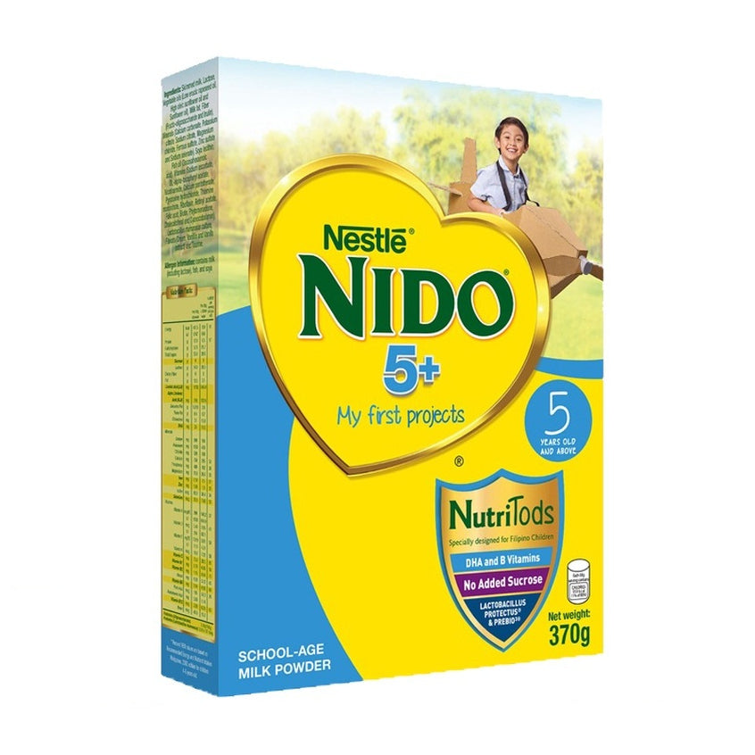 NIDO® 5+ 370g For Children Above 5 Years Old Powdered Milk Drink