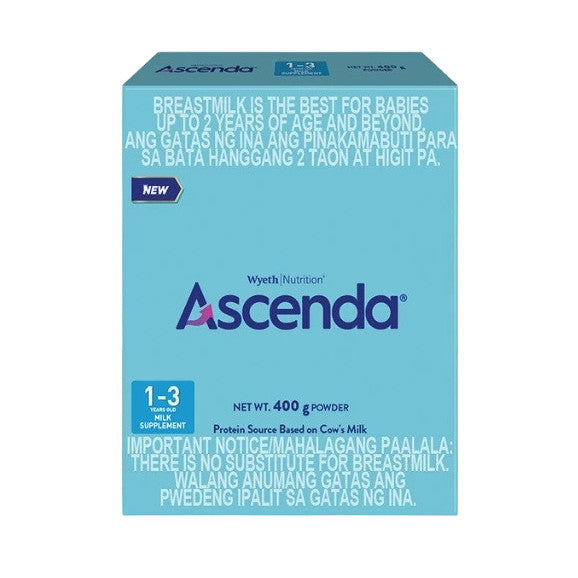 Wyeth Nutrition ASCENDA 3 400g for 1-3 Years Old Milk Supplement