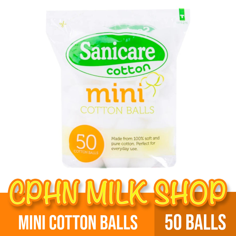 Sanicare Mini Cotton Balls 50 Balls