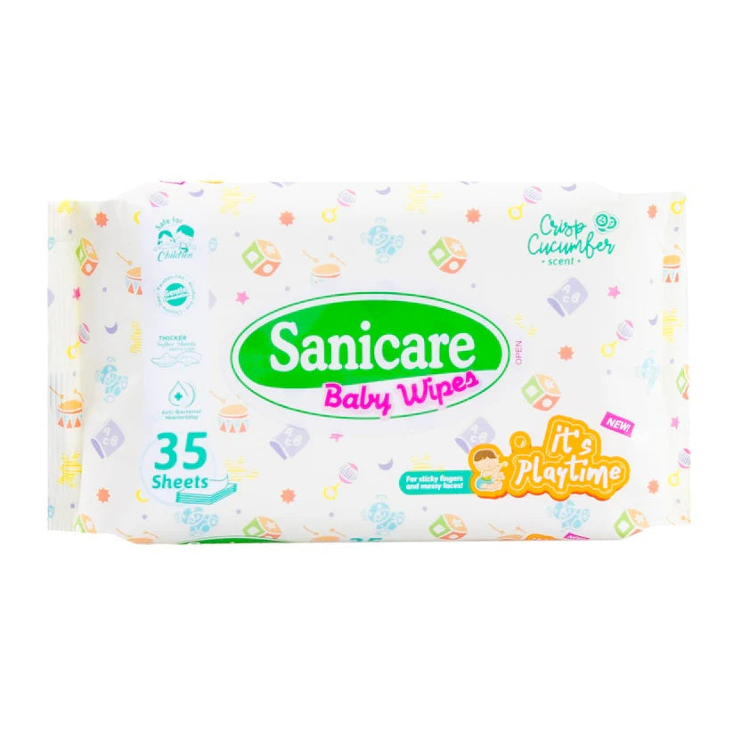 Sanicare Baby Wipes It's Playtime 35 Sheets