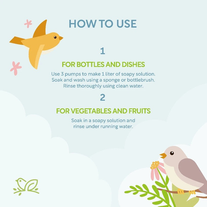 Nature to Nurture Baby Bottle and Dish Wash 1000ml
