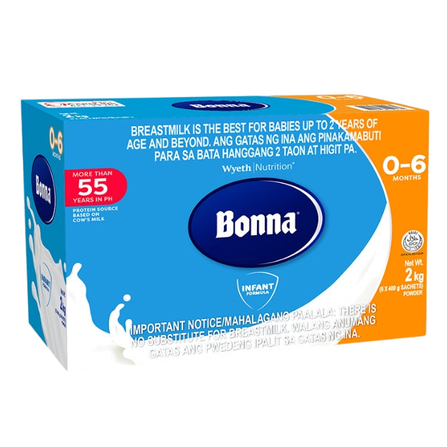 Bonna 2kg | 1.2kg | 350g for 0-6 Months Old (Variation)