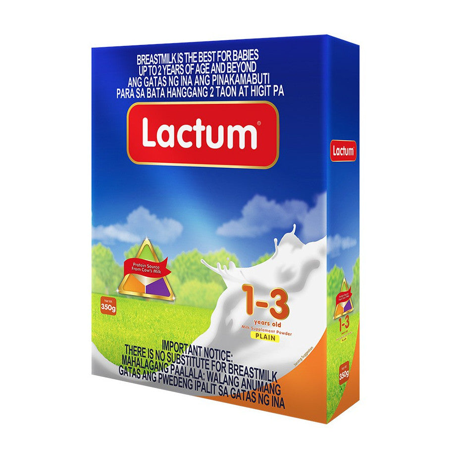 Lactum for 1-3 Years Old 350g Plain Milk Supplement