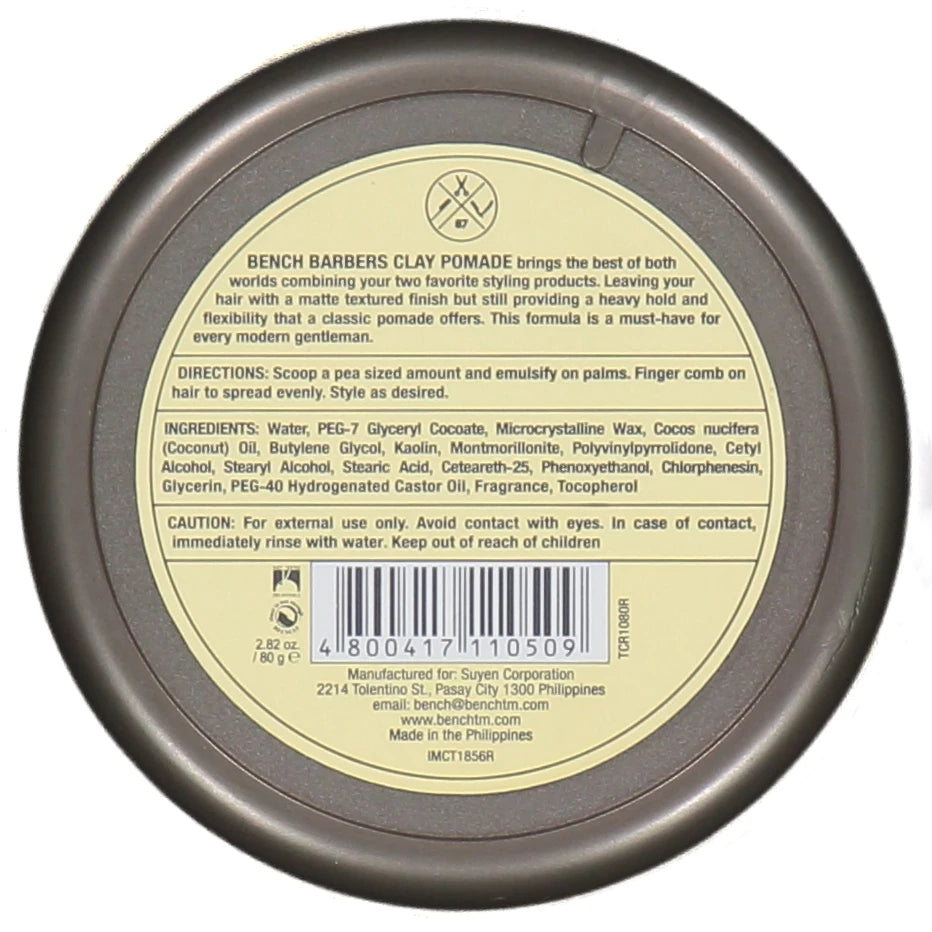 BENCH/ Barbers Clay Pomade 20g