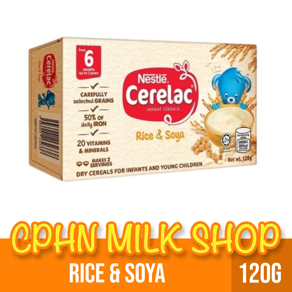 CERELAC Rice & Soya 120g - Infant Cereal