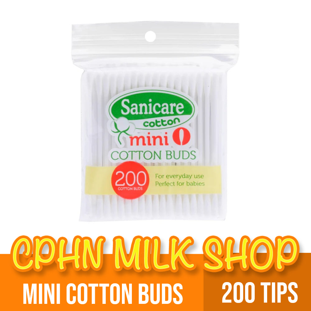 Sanicare Mini Cotton Buds 200 Tips
