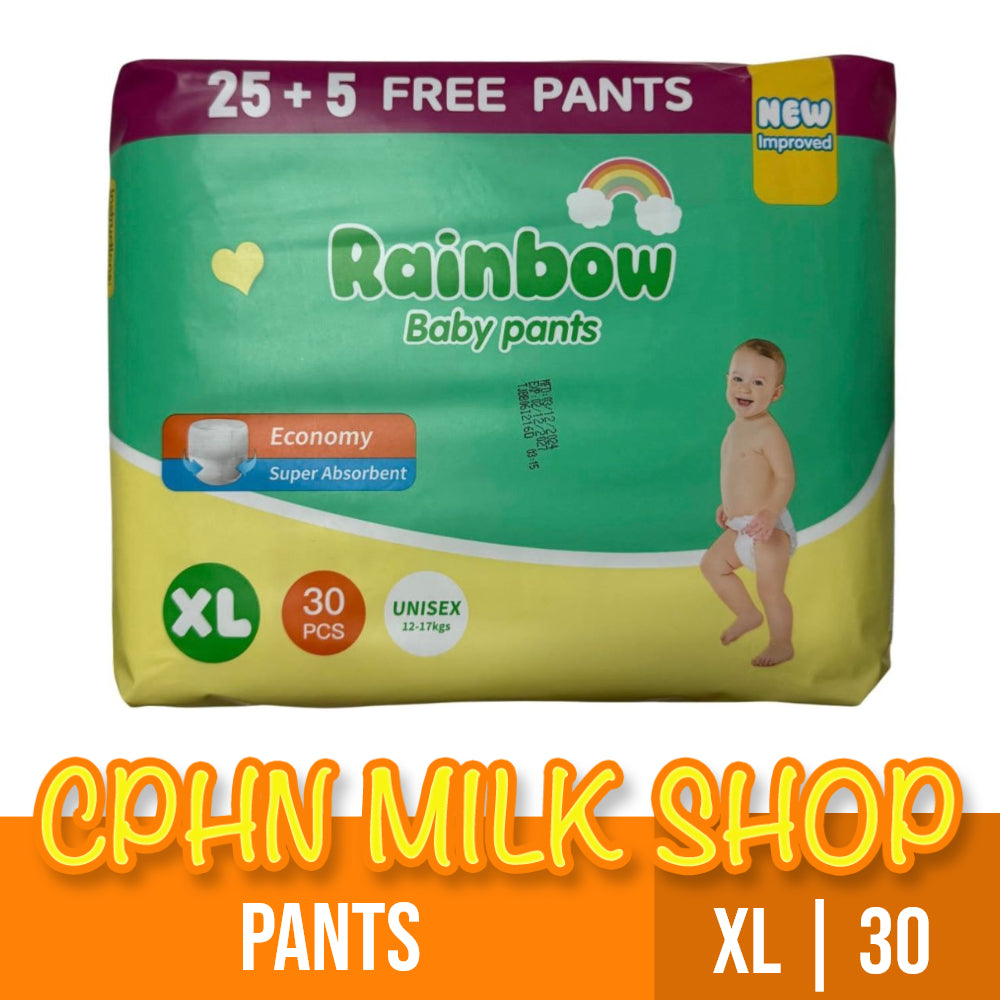 Rainbow Pants Baby Diapers XL 30