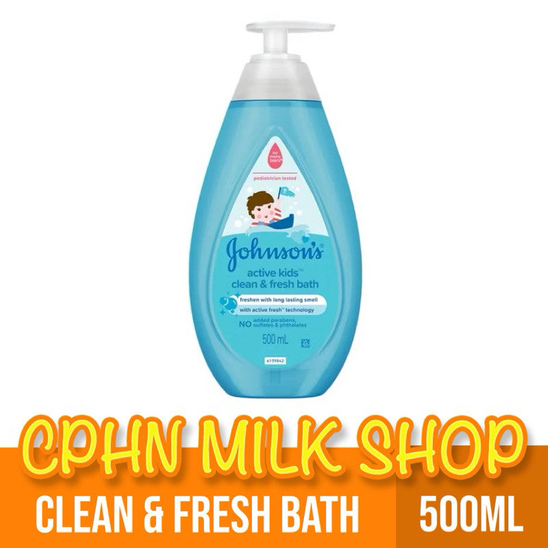 Johnson's Active Kids Clean & Fresh Bath 500ml