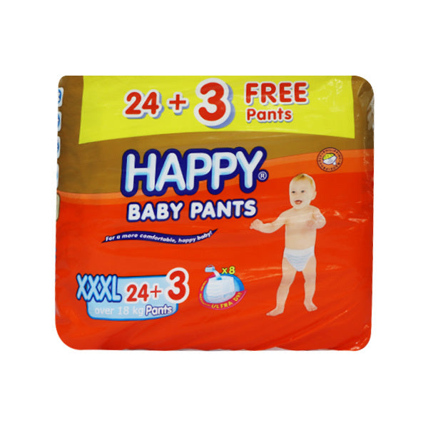 Happy Pants Baby Diaper Medium | Large | XL | XXL | XXXL 24