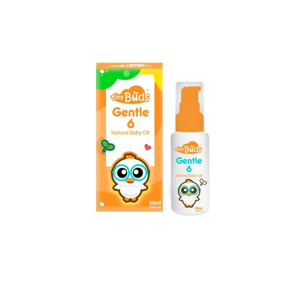 Tiny Buds Gentle 6 Natural Baby Oil 50ML
