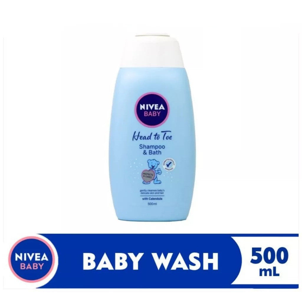 NIVEA Baby Head-To-Toe Shampoo & Bath 500ml
