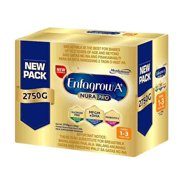 Enfagrow A+ Three NuraPro 2.75kg for 1-3 Years Old Milk Supplement