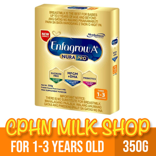 Enfagrow A+ Three NuraPro 350g for 1-3 Years Old Milk Supplement