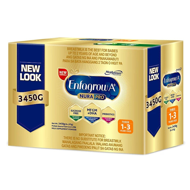 Enfagrow A+ Three NuraPro 3.45kg for 1-3 Years Old Milk Supplement