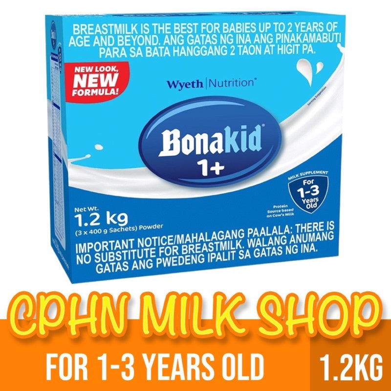 Bonakid 2.4kg | 2kg | 1.6kg | 1.2kg for 1-3 Years Old (Variation)