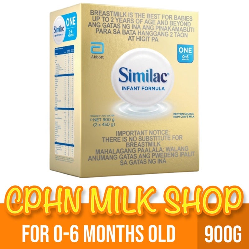 Similac 2.4kg | 1.8kg | 1.2kg | 900g | 400g for 0-6 Months Old (Variation)