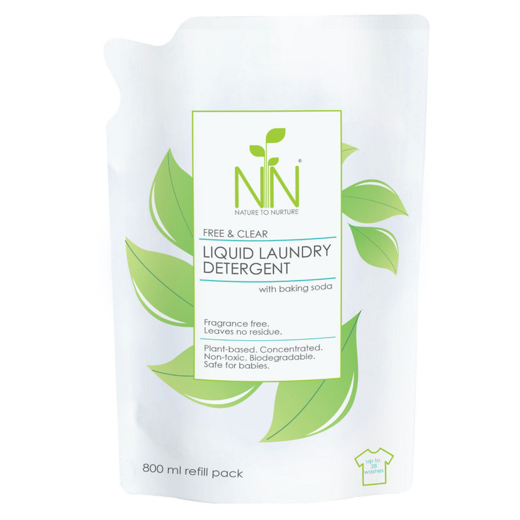 Nature to Nurture Liquid Laundry Detergent 800ml refill pack