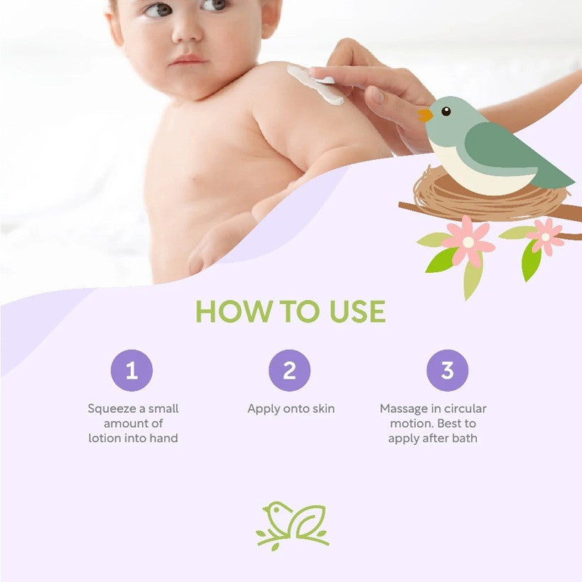 Nature to Nurture Daily Baby Lotion 200mL - LAVENDER