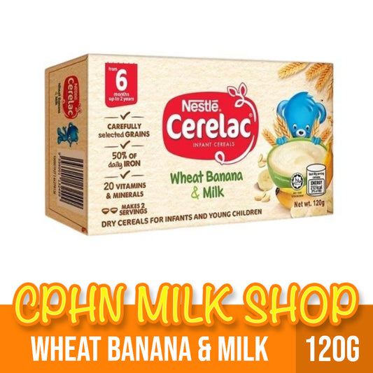 Cerelac Wheat Banana & Milk 120g