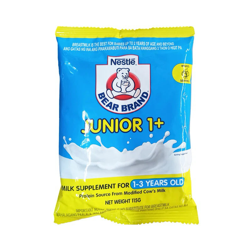 Bear Brand Junior 115g for 1-3 Years Old Milk Supplement