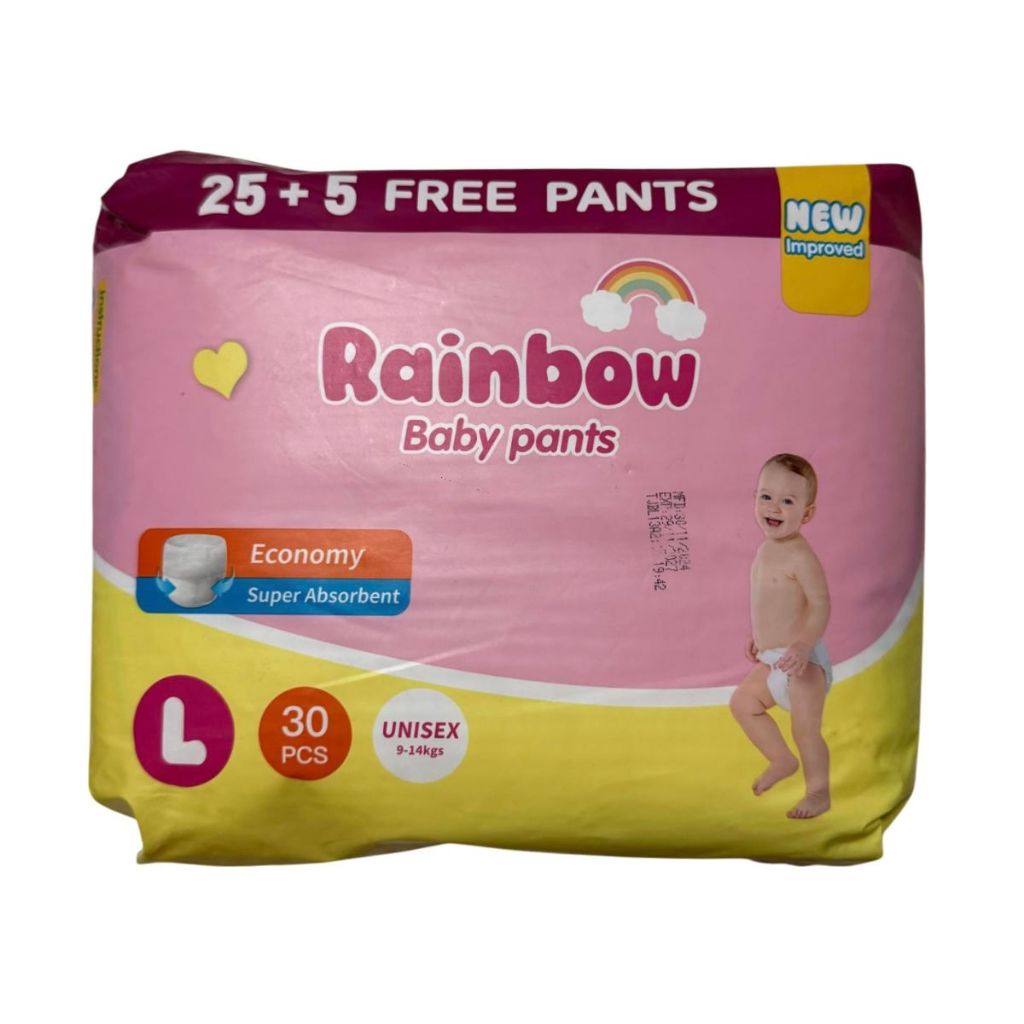 Rainbow Pants Baby Diapers Large 30