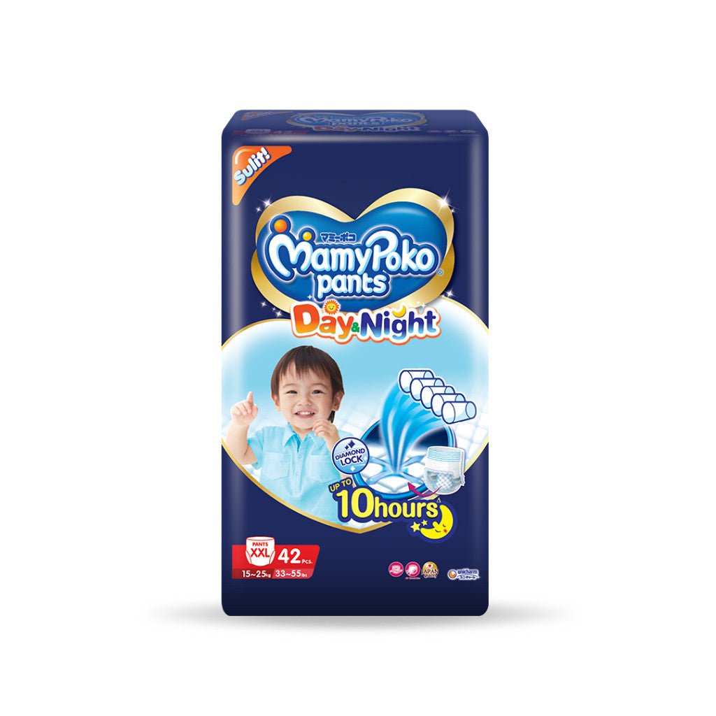 MamyPoko Day and Night Pants Baby Diaper XXL 42