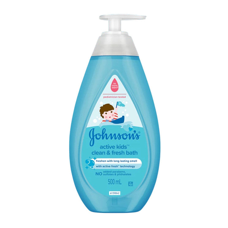 Johnson's Active Kids Clean & Fresh Bath 500ml