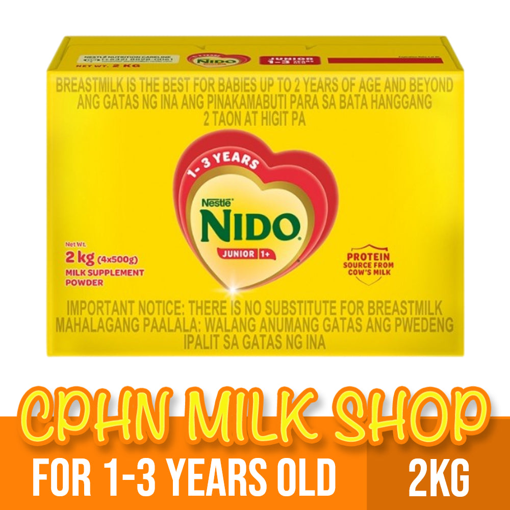 NIDO Junior 2kg for 1-3 Years Old Milk Supplement