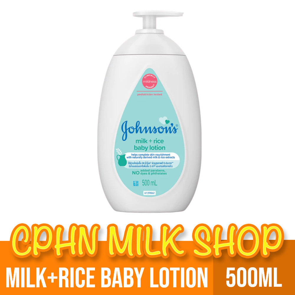 Johnson's Milk+Rice Baby Lotion 500ml