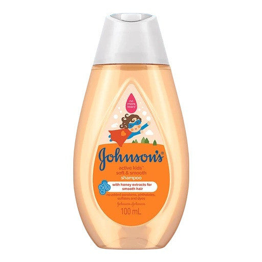 Johnson's Active Kids Soft & Smooth Shampoo 100ml