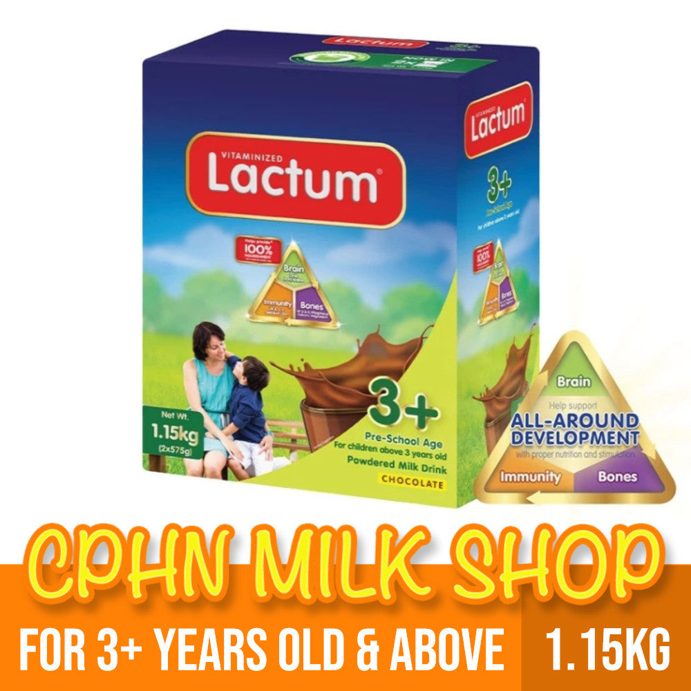 Lactum 3+ Chocolate 1.15kg for Children Above 3 Years Old Powdered Milk Drink