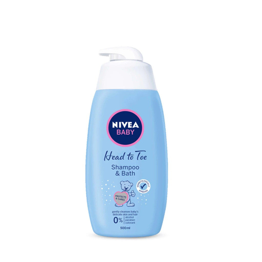 NIVEA Baby Head-To-Toe Shampoo & Bath 500ml