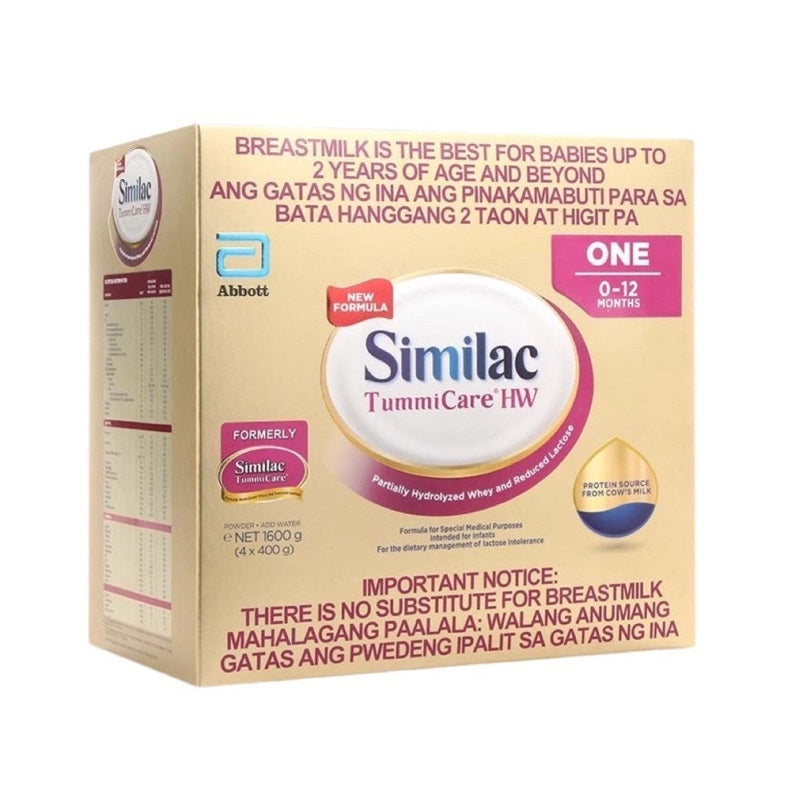 Similac Tummicare HW One 2kg | 1.6kg for 0-12 Months Old Infant Formula