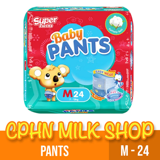 Super Twins Pants Baby Diaper Medium 24 - PANTS