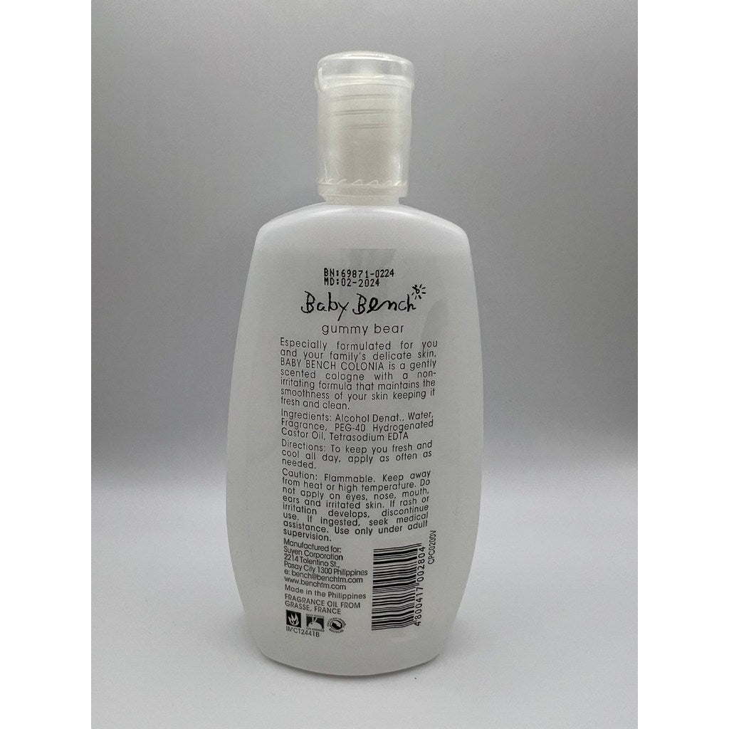 Baby Bench Gummy Bear Cologne 200ML