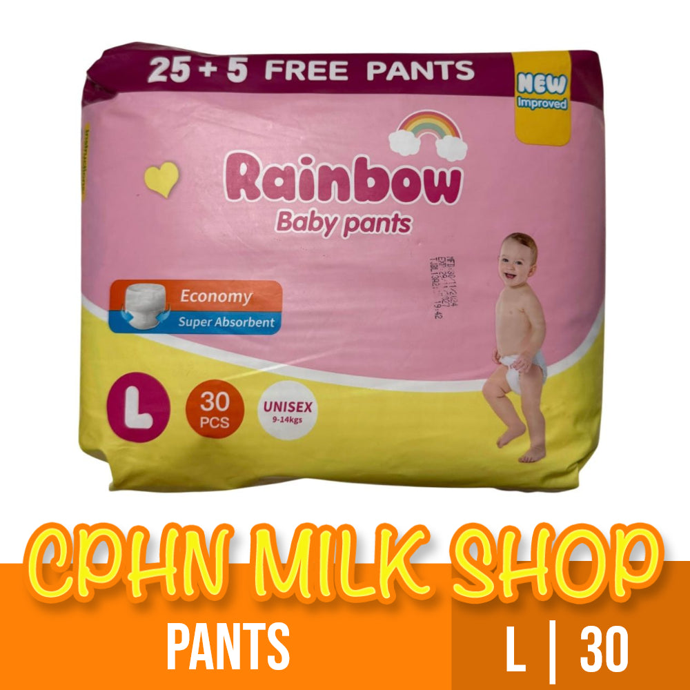 Rainbow Pants Baby Diapers Large 30