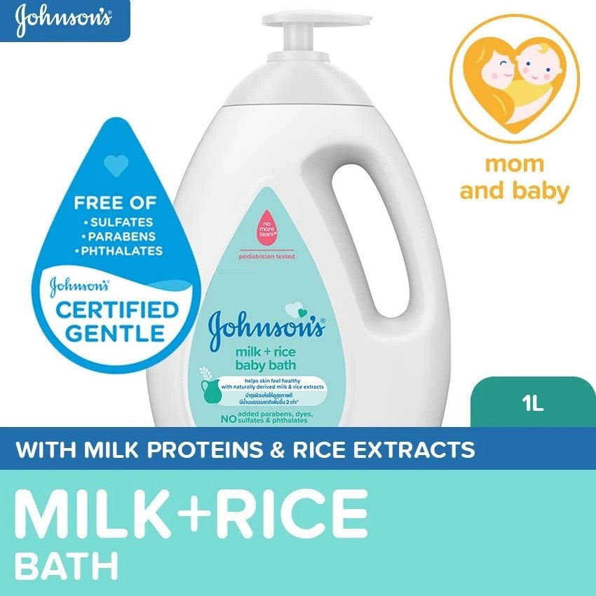 Johnson's Milk+Rice Baby Bath 1L