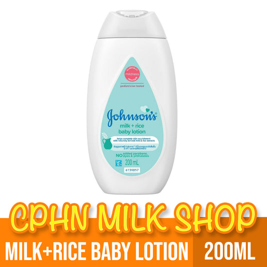 Johnson's Milk+Rice Baby Lotion 200ml